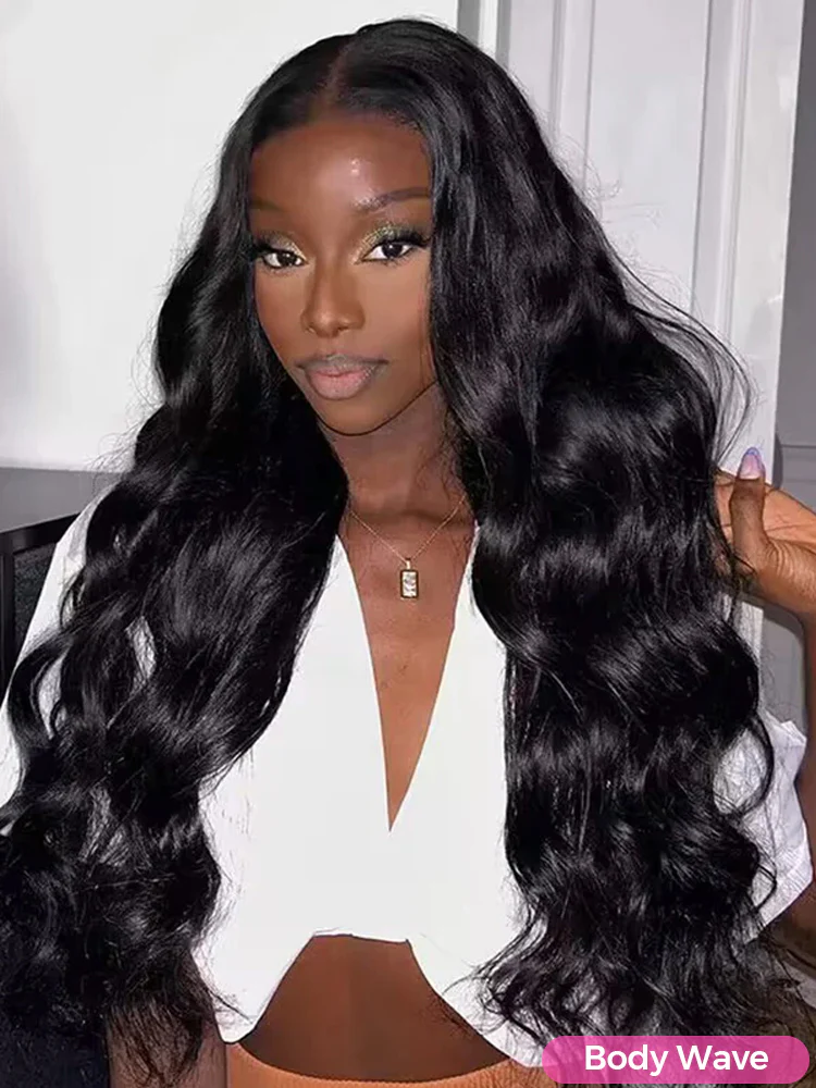 CurlyMe Pre Bleached 13x4 Pre Cut HD Lace Wear Go Glueless Wig Human Hair Wigs - Image 6