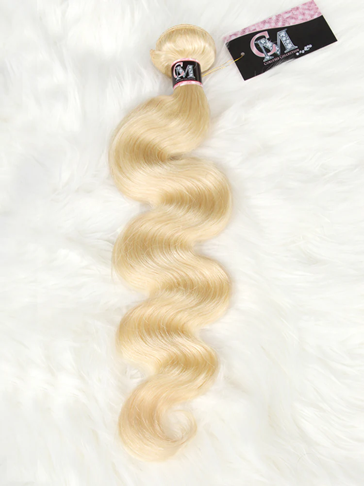CurlyMe Body Wave 613 Hair Bundles 1/3/4Pcs Blonde Color Hair - Image 5