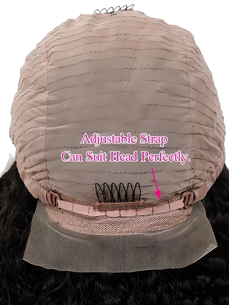 CurlyMe Straight Hair Natural Black T part Lace Front Wigs Human Hair with Natural Hairline - Image 5