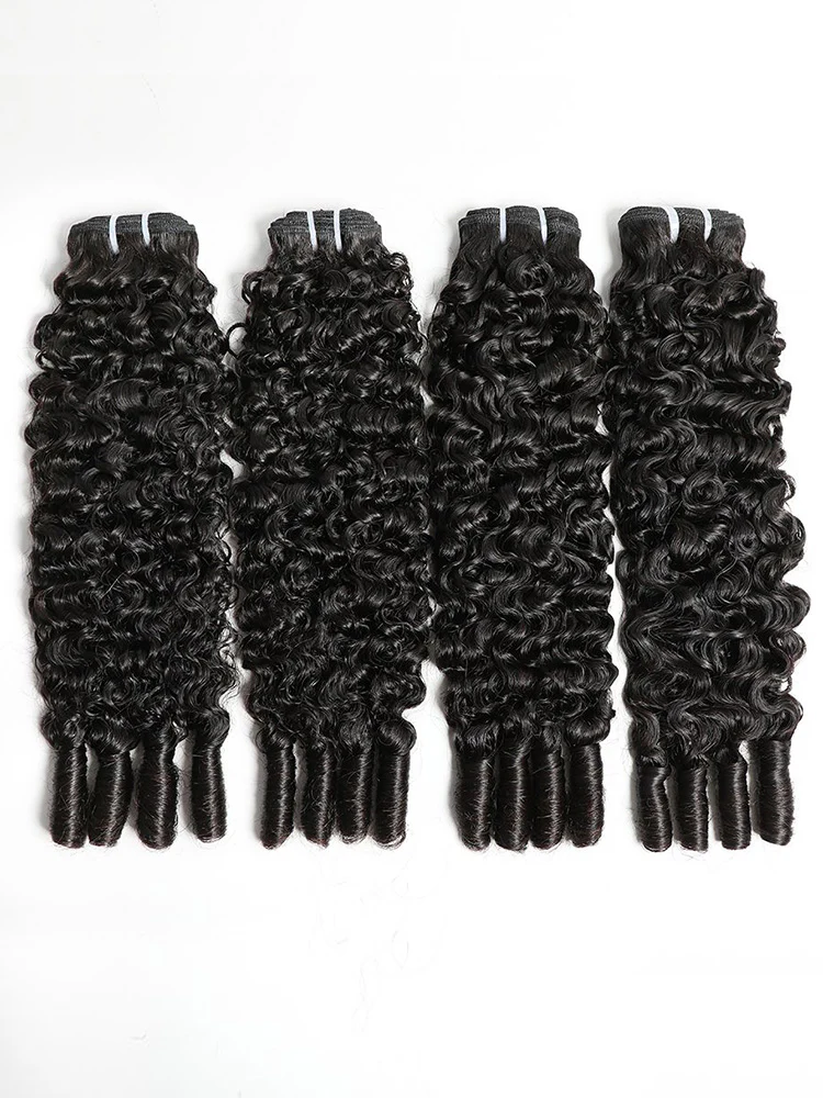 CurlyMe Burmese Curly Natural Black Hair Bundles 1/3/4Pcs | Hair Extensions - Image 3