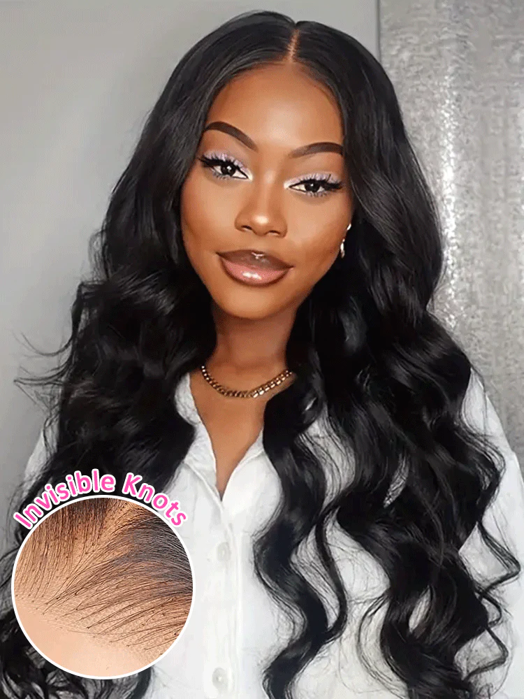 [Clearance Sale] Wear Go Glueless Pre-Bleached Body Wave Hair 7X5 Pre-cut HD Lace Wig Pre-plucked - Image 5
