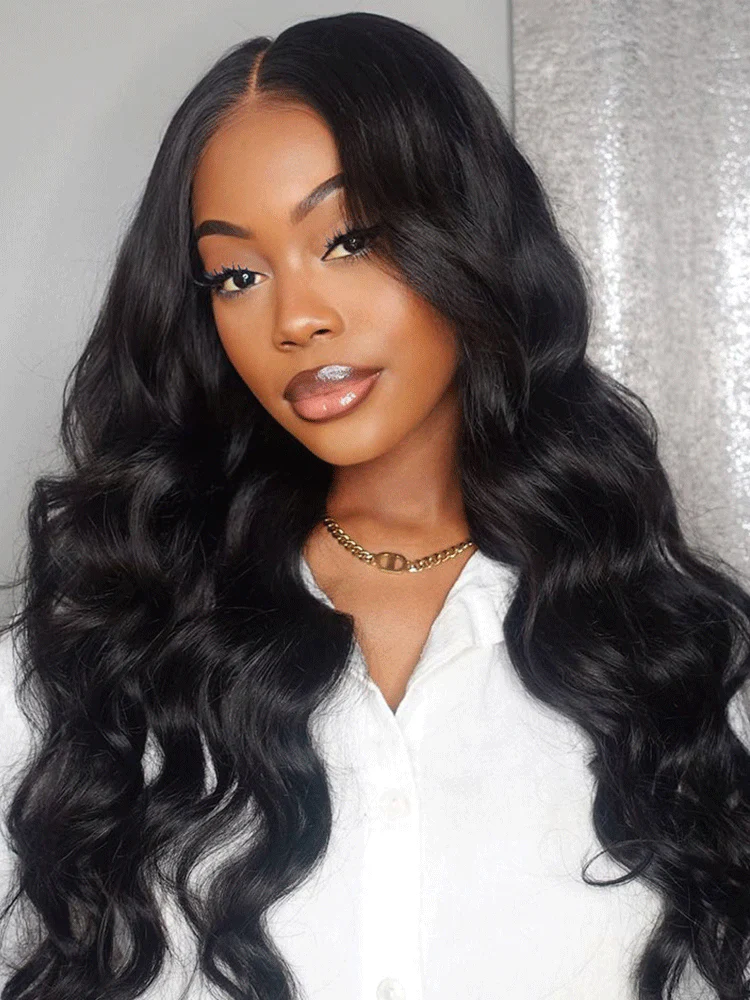 [Clearance Sale] Wear Go Glueless Pre-Bleached Body Wave Hair 7X5 Pre-cut HD Lace Wig Pre-plucked - Image 8