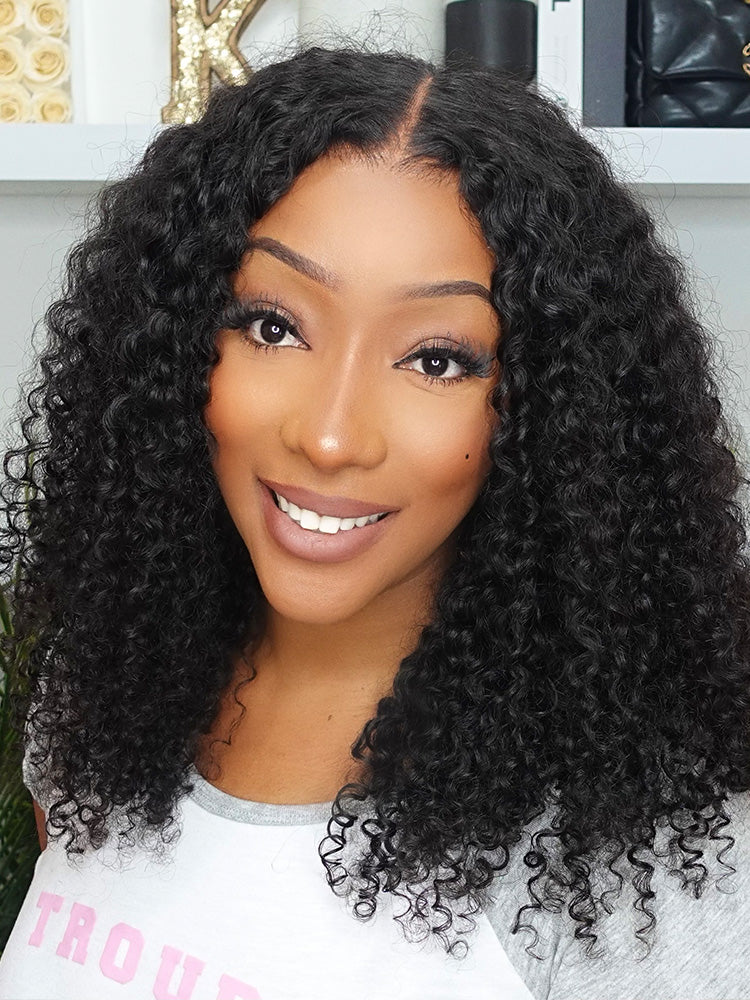 [Clearance Sale]Wear Go Glueless Wig 7X5 Pre-cut HD Lace Kinky Curly Human Hair Wig - Image 8
