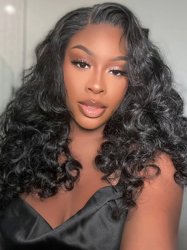 [Clearance Sale] Pre-bleached Ocean Wave Glueless Wear Go Wig Pre-cut HD Lace Wig Pre-plucked - Image 8