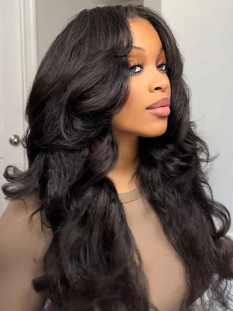 CurlyMe 3 In 1 Half Wig Water Wave Glueless Install Half Wig With Adjustable String Beginner Friendly For Tiktok - Image 5