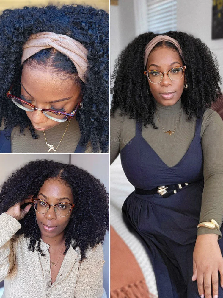 CurlyMe Pre-bleached Wear Go Glueless Afro Kinky Curly Pre-cut HD Lace Wig Pre-plucked For Tiktok - Image 17