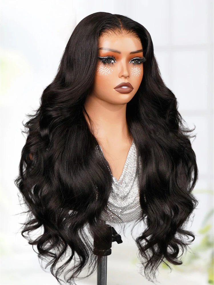 CurlyMe Pre-Styled Butterfly Cut Layer Yaki Straight Human Hair 7x5 Pre-cut HD Lace Wear Go Glueless Wigs - Image 10